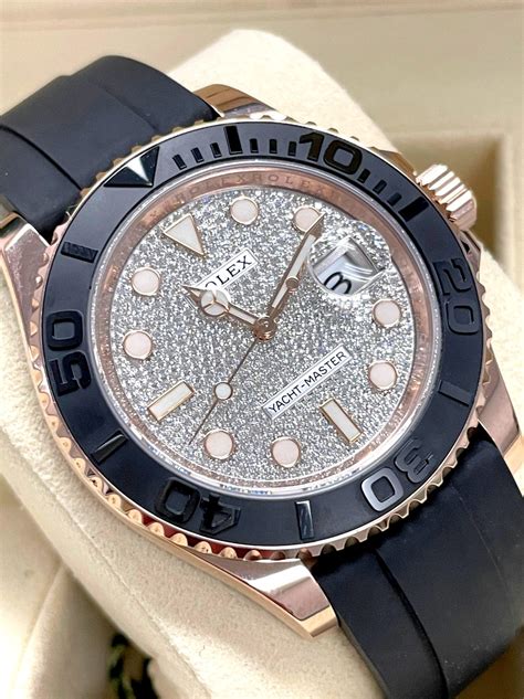 rolex rose gold watch with diamonds|Rolex yachtmaster rose gold price.